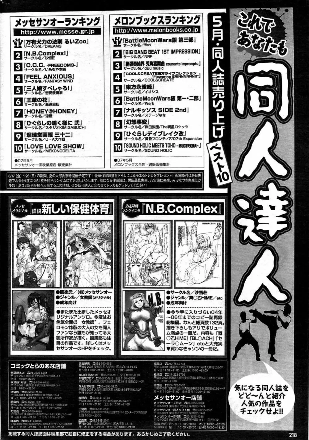 COMIC プルメロ 2007年09月号 vol.09 217ページ