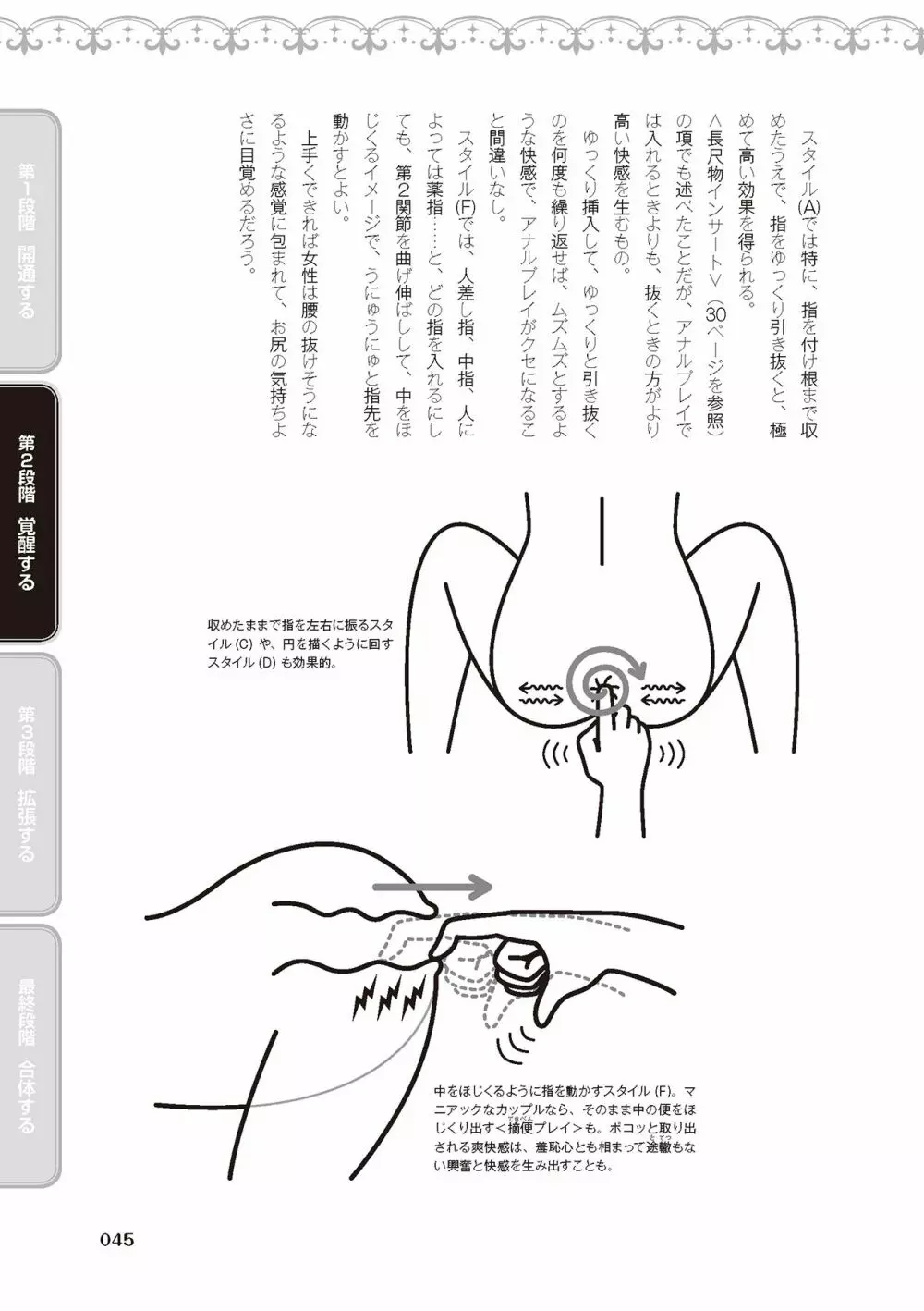 アナル性感開発・お尻エッチ 完全マニュアル イラスト版…尻アナッ！ 47ページ