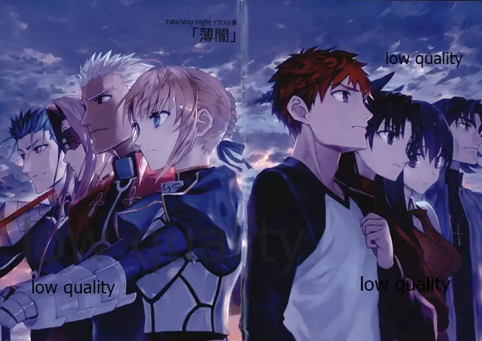 Fate/stay night イラスト集 「薄闇」 2ページ