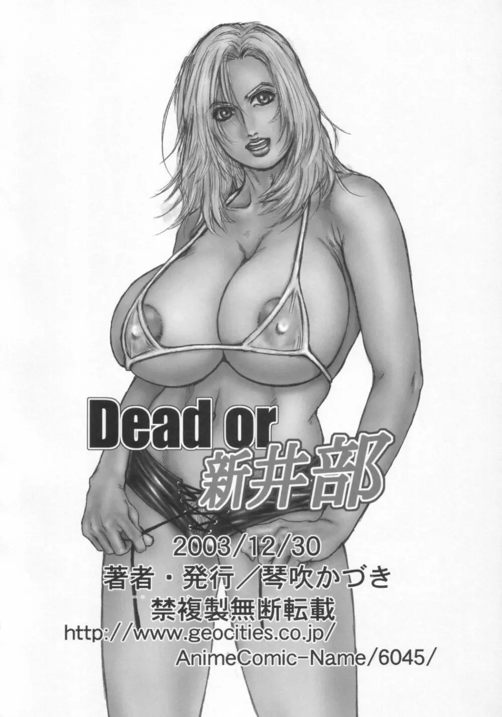 [H&K (琴吹かづき)] Dead or 新井部 (デッド・オア・アライヴ)) 29ページ