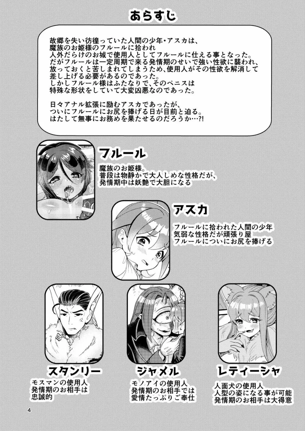 魔族姫フルールの発情期4 4ページ