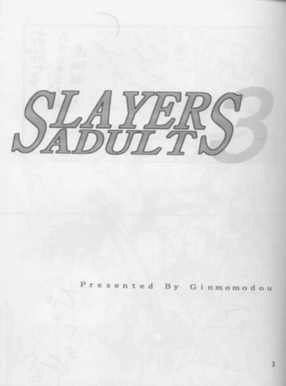 SLAYERS ADULT 3 2ページ