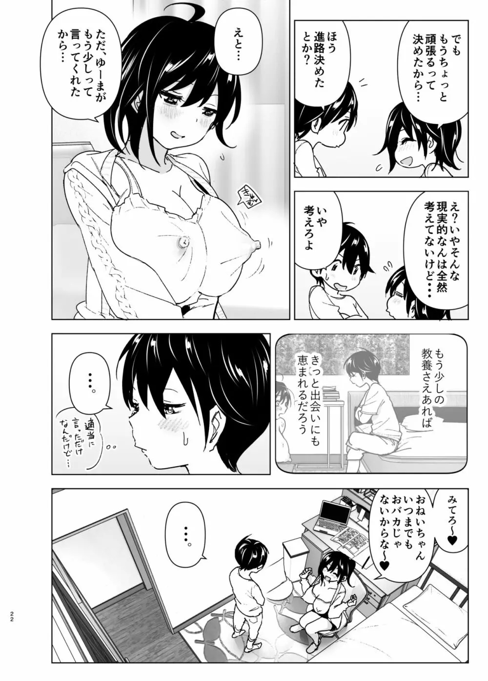 おねいちゃんと愚痴を聞いてあげる弟の話 21ページ