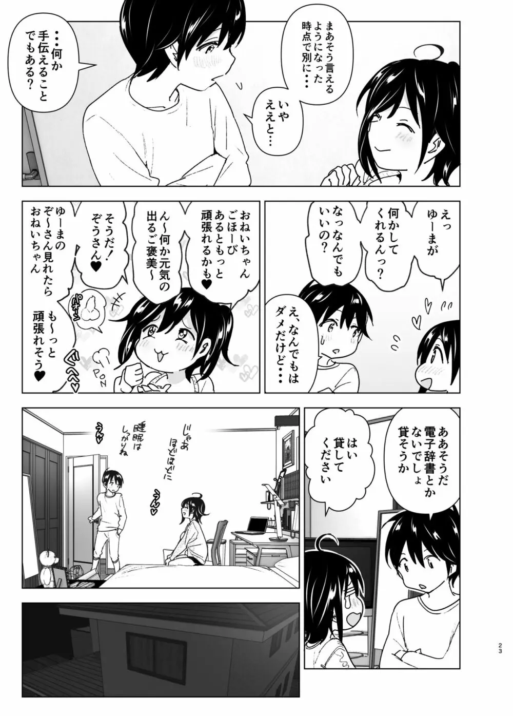 おねいちゃんと愚痴を聞いてあげる弟の話 22ページ