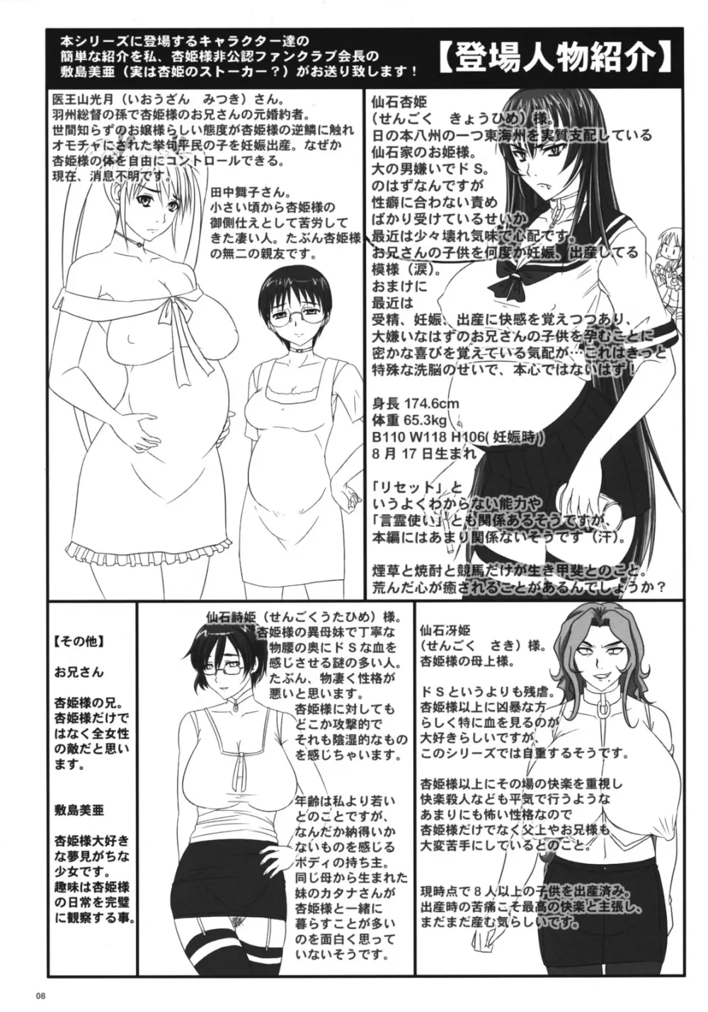 ドSな姫は汚される 辱ノ后 双姦遊戯 7ページ