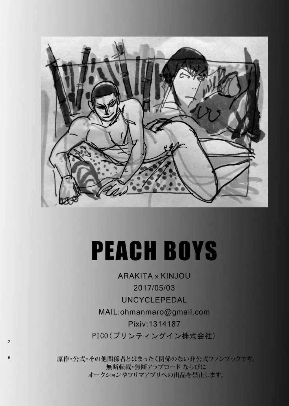 【WEB再録】PEACH BOYS 24ページ