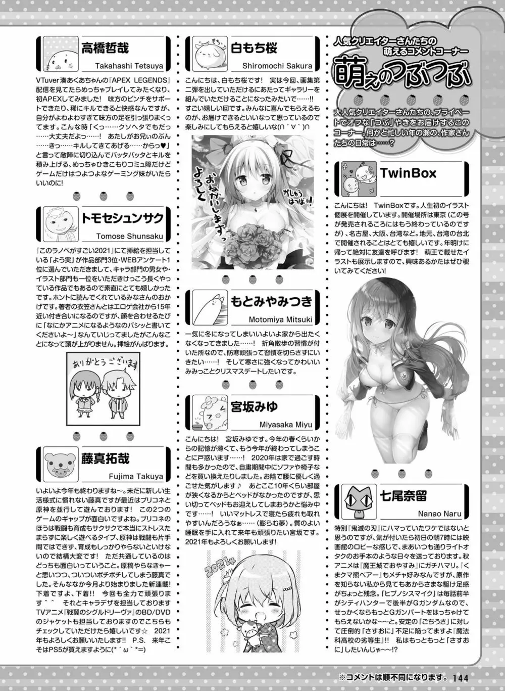 電撃萌王 2021月2号 137ページ