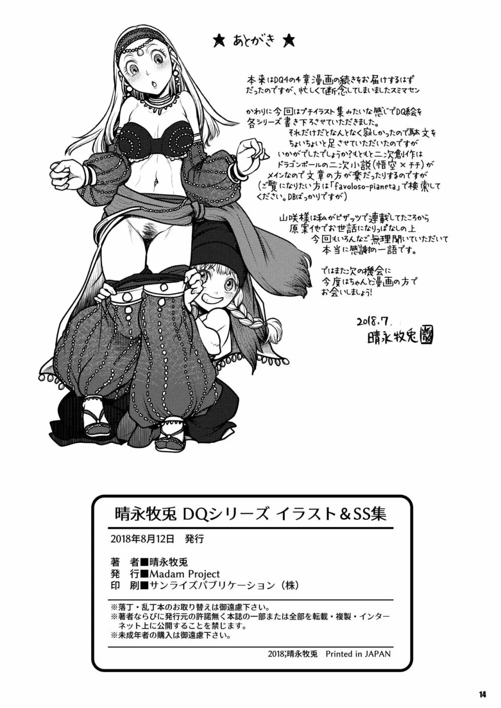 DQシリーズ イラスト&SS集 14ページ