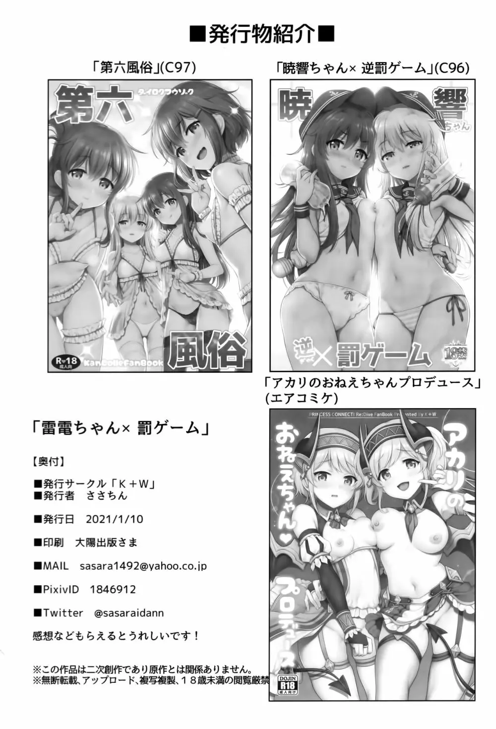雷電ちゃん×罰ゲーム 21ページ