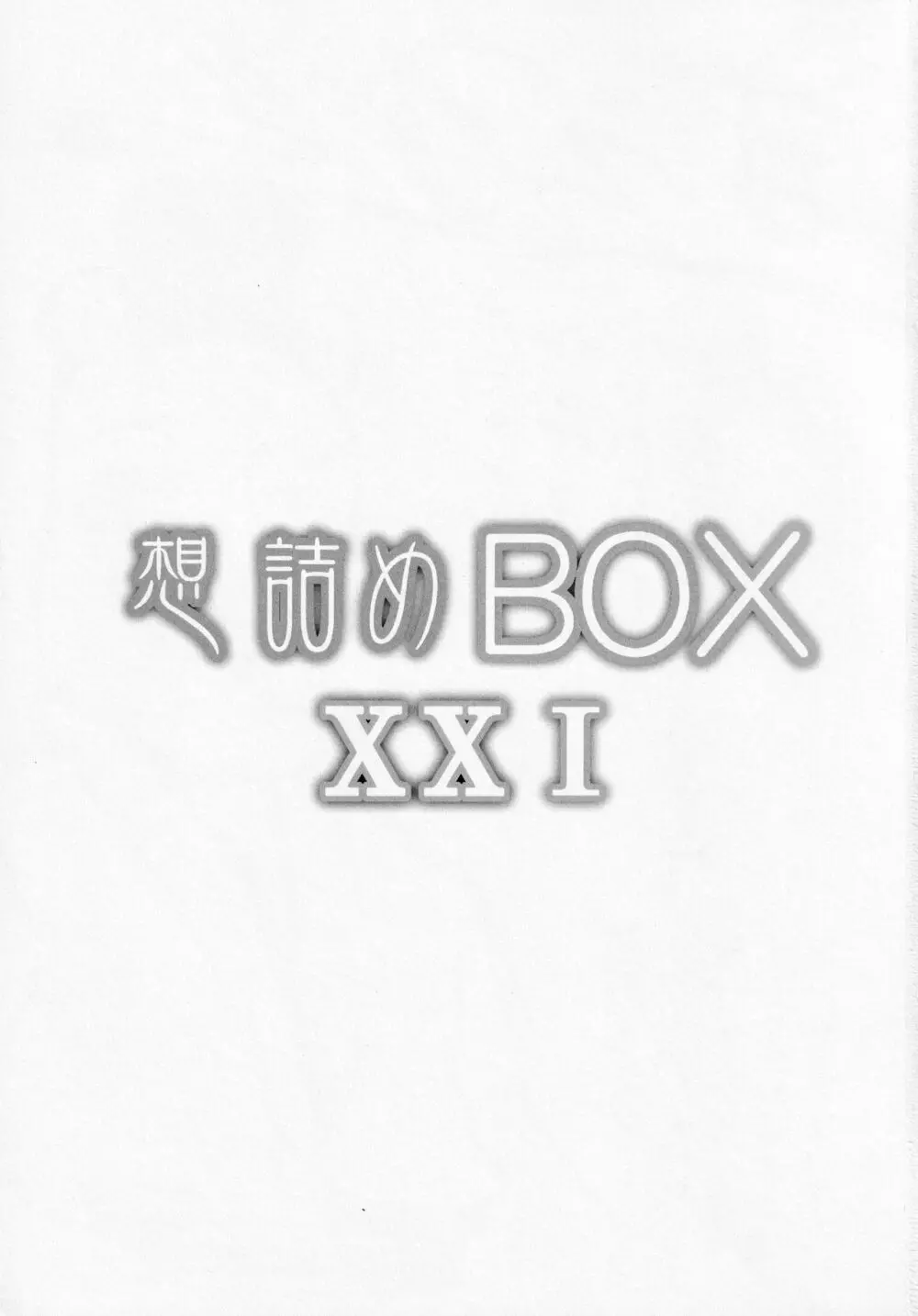 想詰めBOX XXI 2ページ