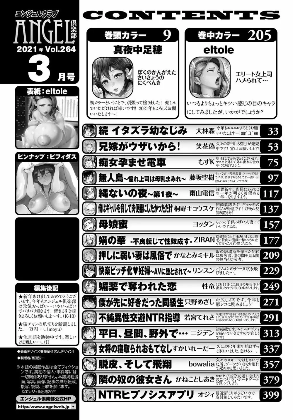 ANGEL 倶楽部 2021年3月号 4ページ