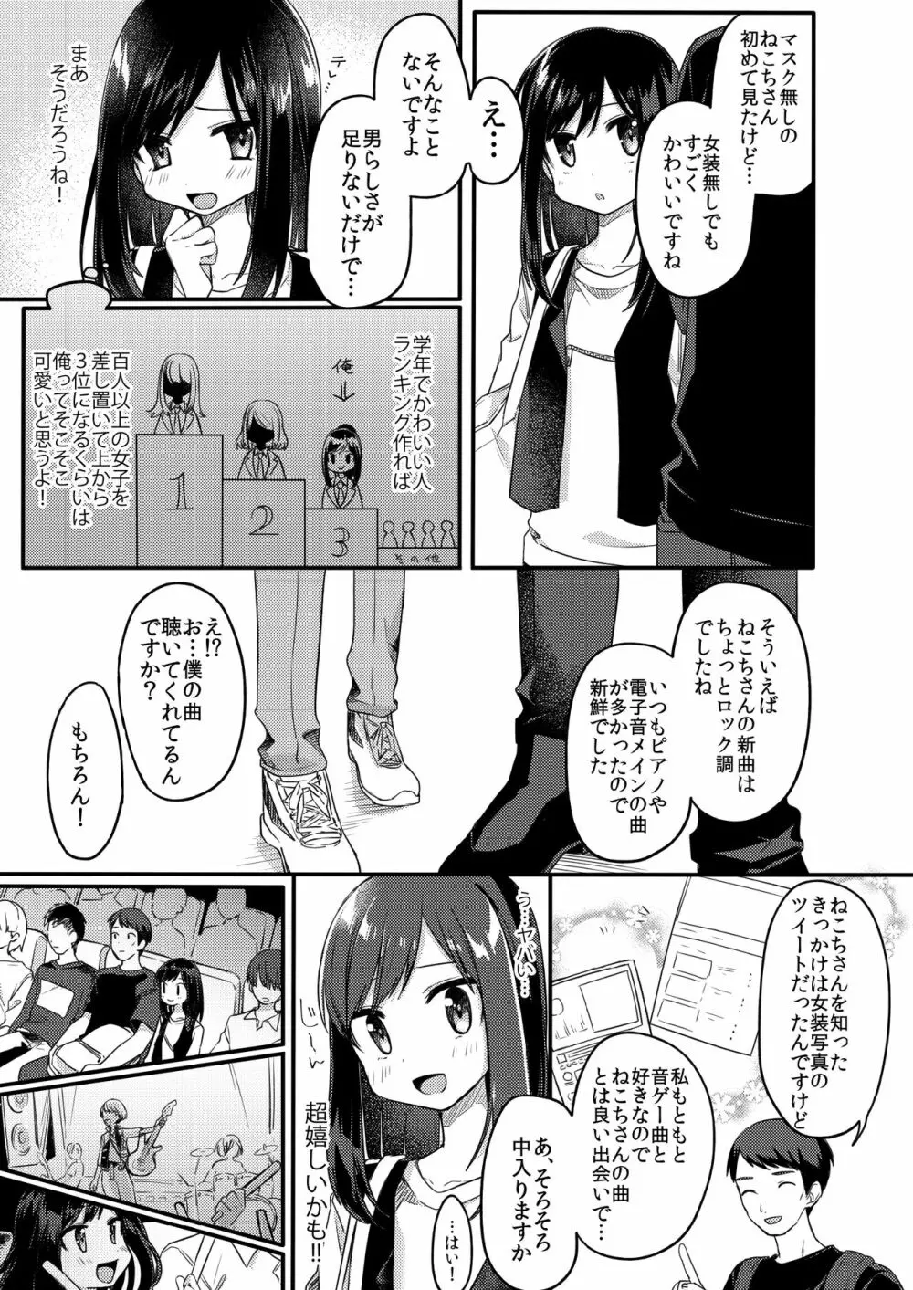 女装少年ねこちは♀堕ちしました。 6ページ