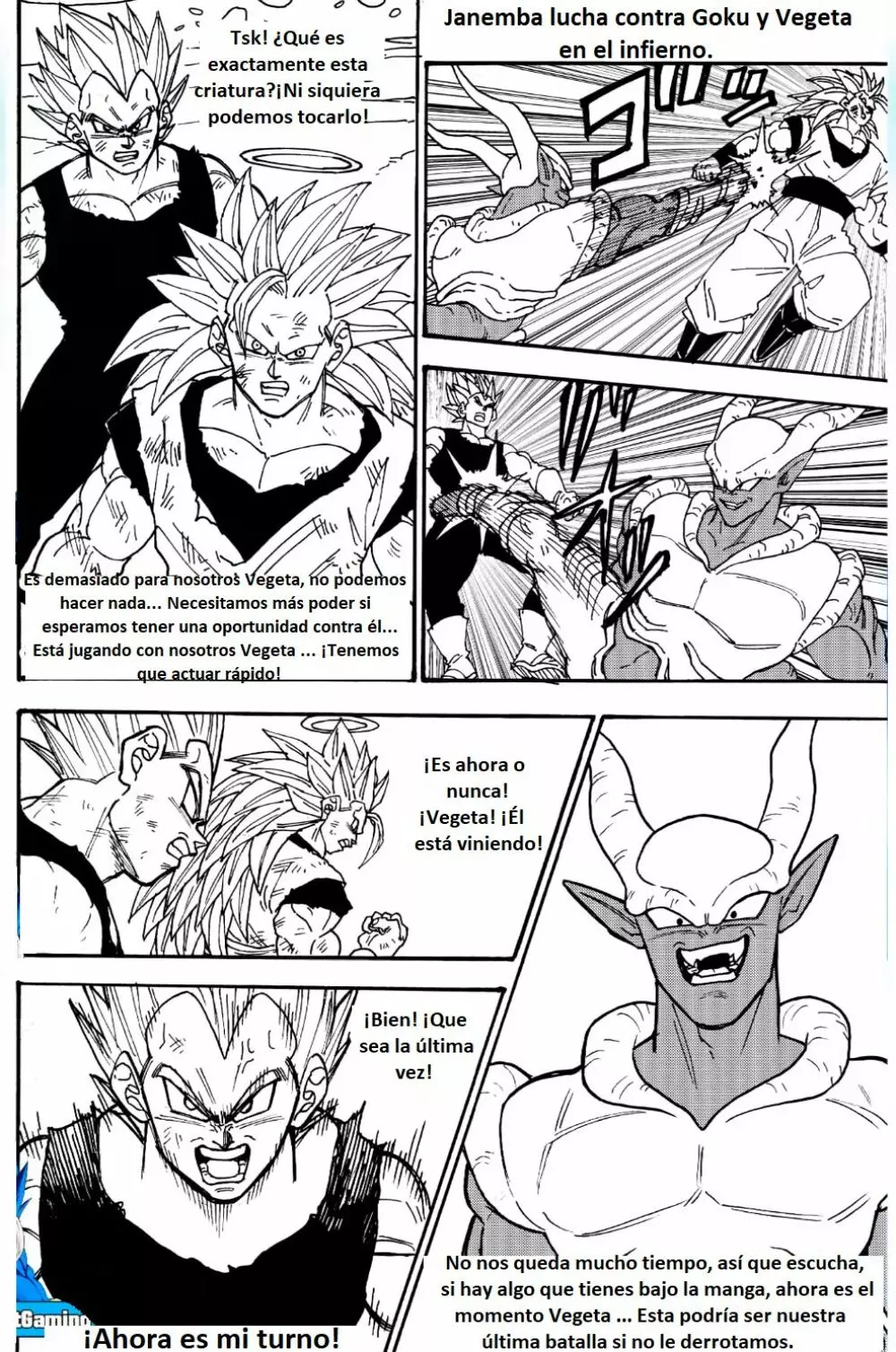 Goku y Vegeta vs Janemba 2ページ