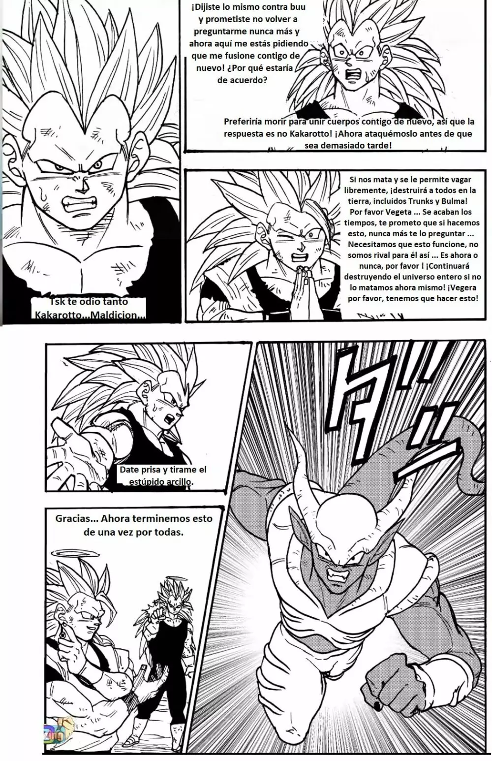 Goku y Vegeta vs Janemba 7ページ