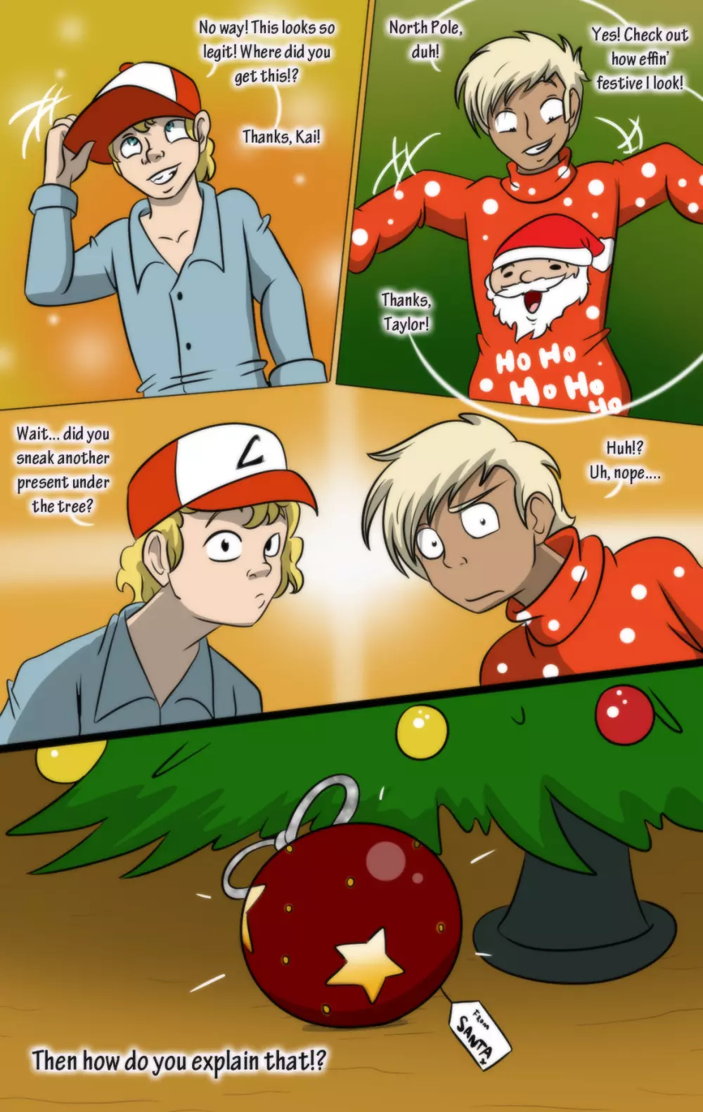 Bombshell Bimbo Christmas TG 3ページ