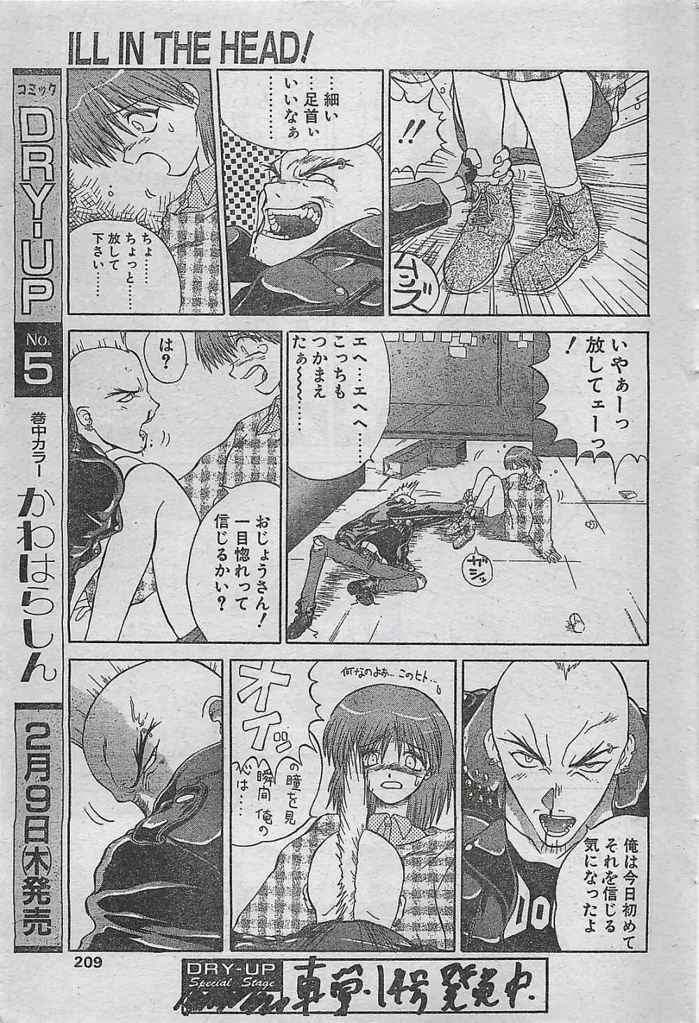 COMIC ドライ-アップ No.4 1995年02月号 209ページ