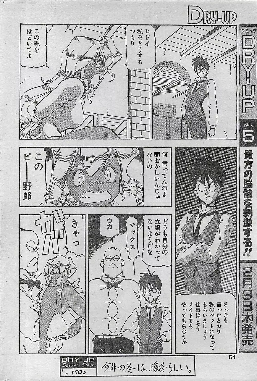 COMIC ドライ-アップ No.4 1995年02月号 54ページ