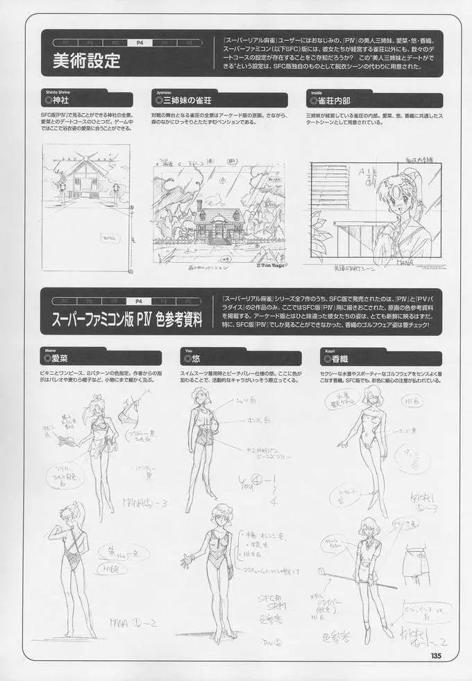 スーパーリアル麻雀 ビジュアルファンブック パーフェクトコレクション 149ページ