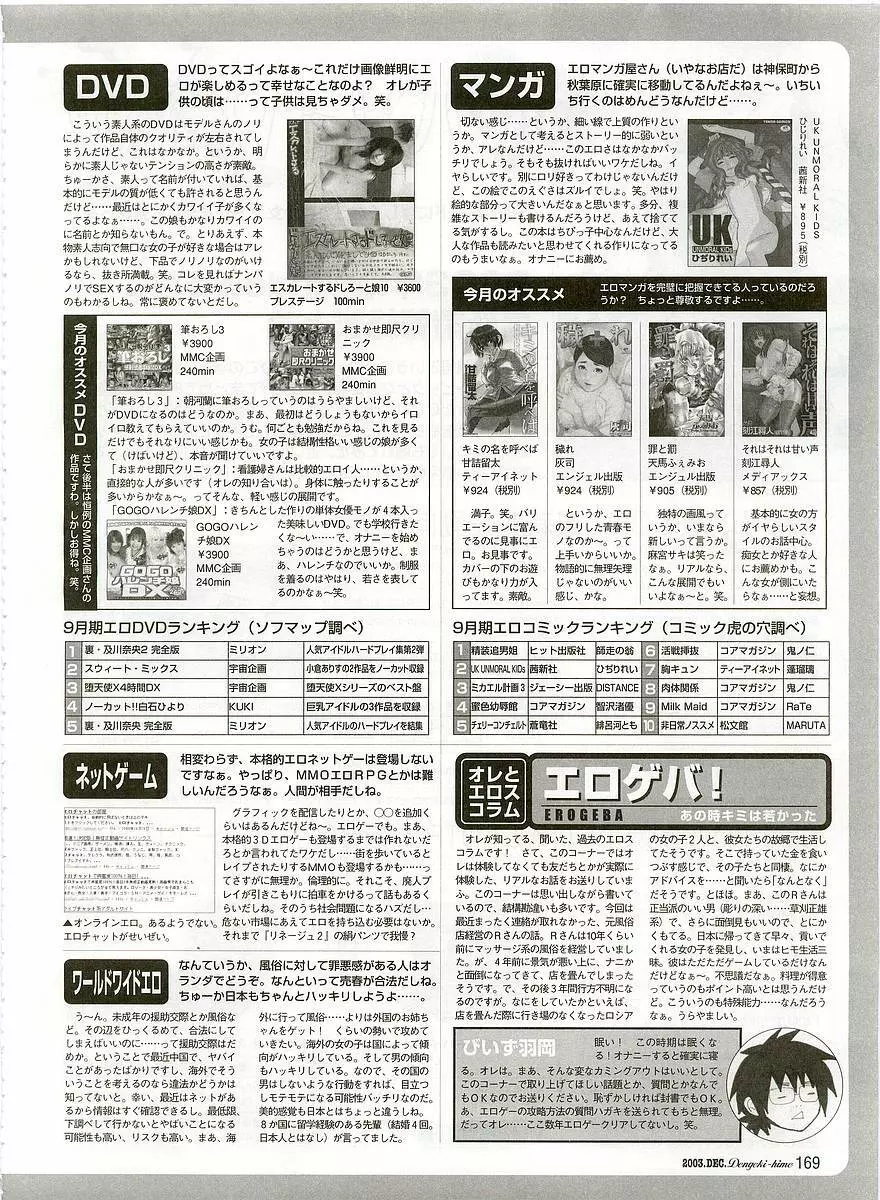 Dengeki Hime 2003-12 159ページ