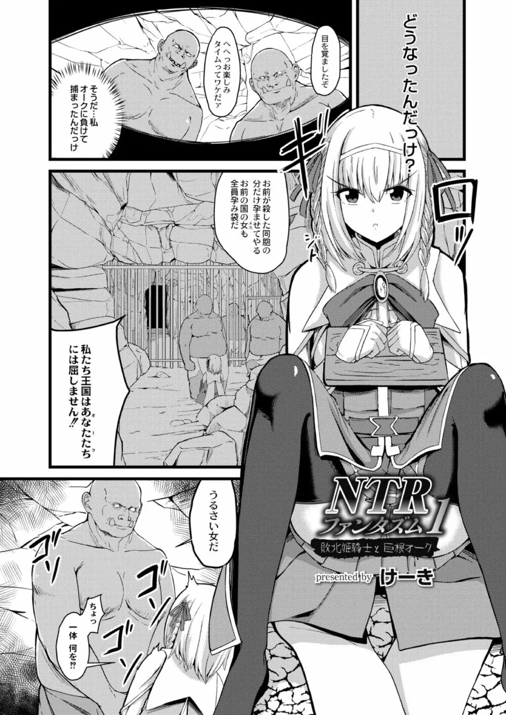 NTRファンタズム 1 敗北姫騎士と巨根オーク 4ページ