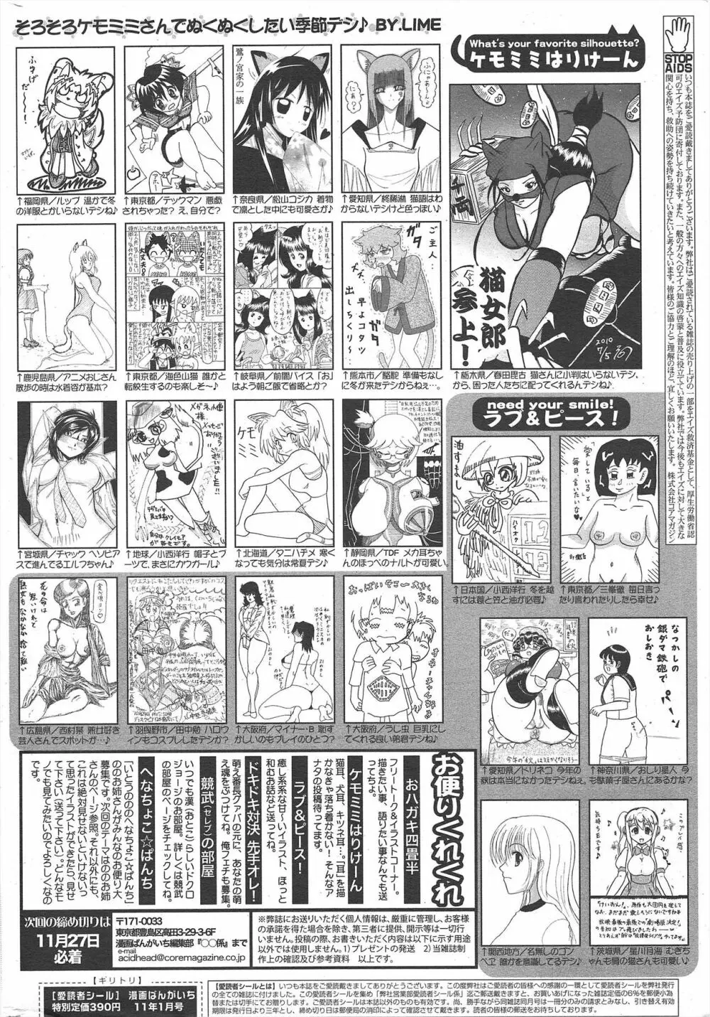 漫画ばんがいち 2011年1月号 262ページ