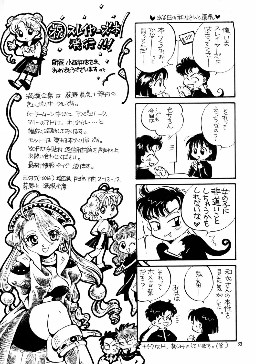 [SAKURAIRO (小西和也) BLACK NOISE (スレイヤーズ) [1997年11月23日] 32ページ