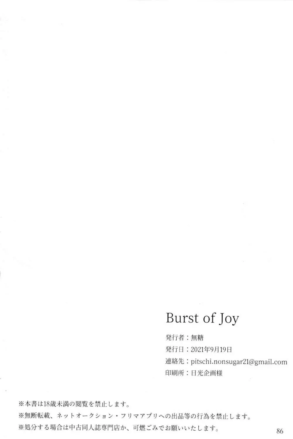 Burst of Joy 18ページ