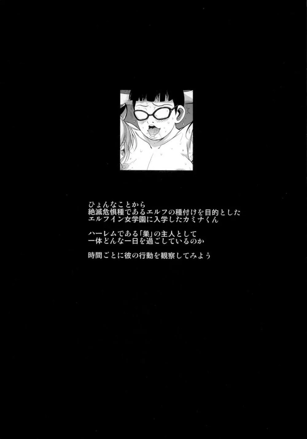 ハイエルフ×ハイスクール カミナくんの1日 2ページ