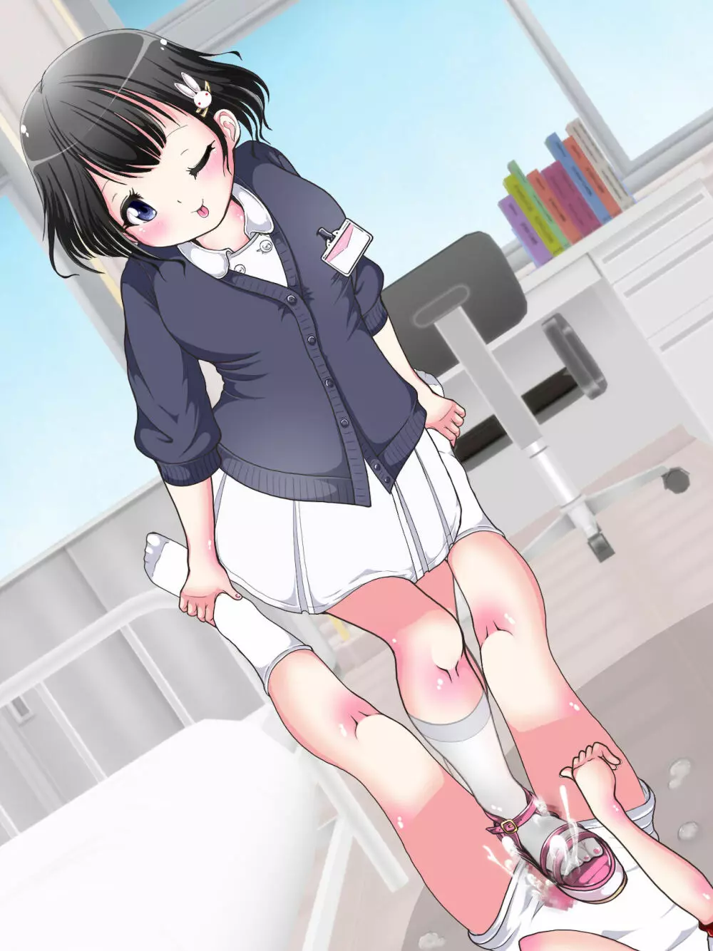 [Oneashi] One-Shota Footjob Lessons: Foot-Stroked by Nurses 160ページ