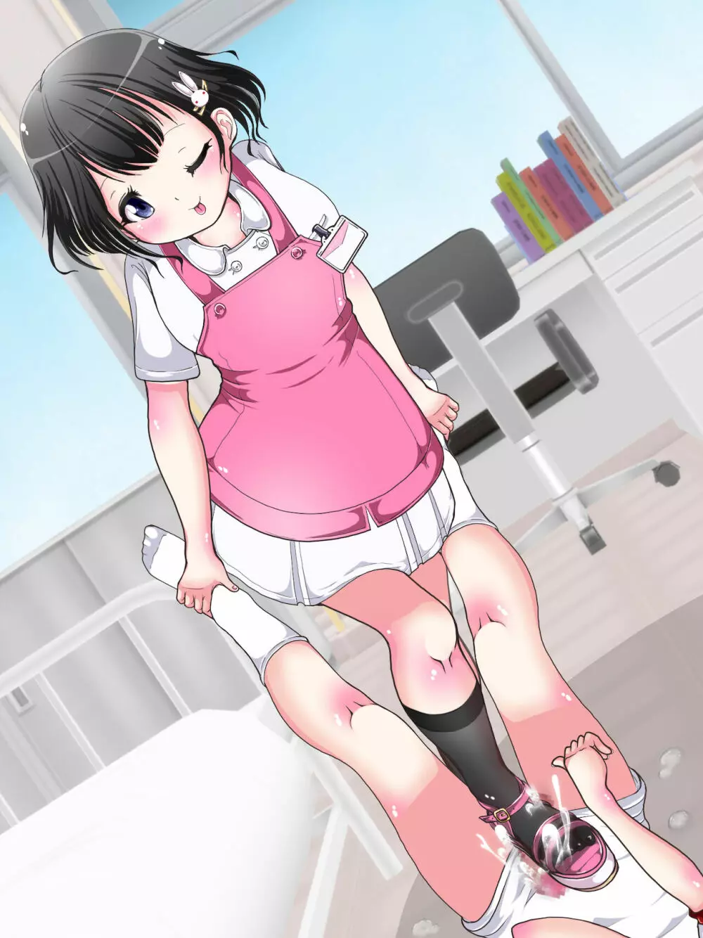 [Oneashi] One-Shota Footjob Lessons: Foot-Stroked by Nurses 360ページ