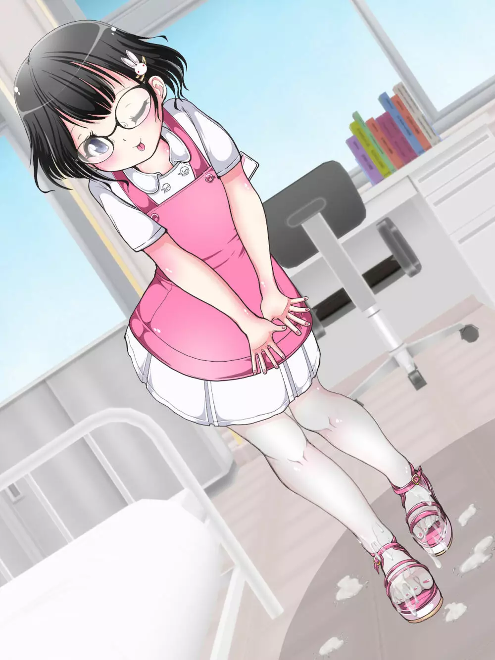 [Oneashi] One-Shota Footjob Lessons: Foot-Stroked by Nurses 72ページ