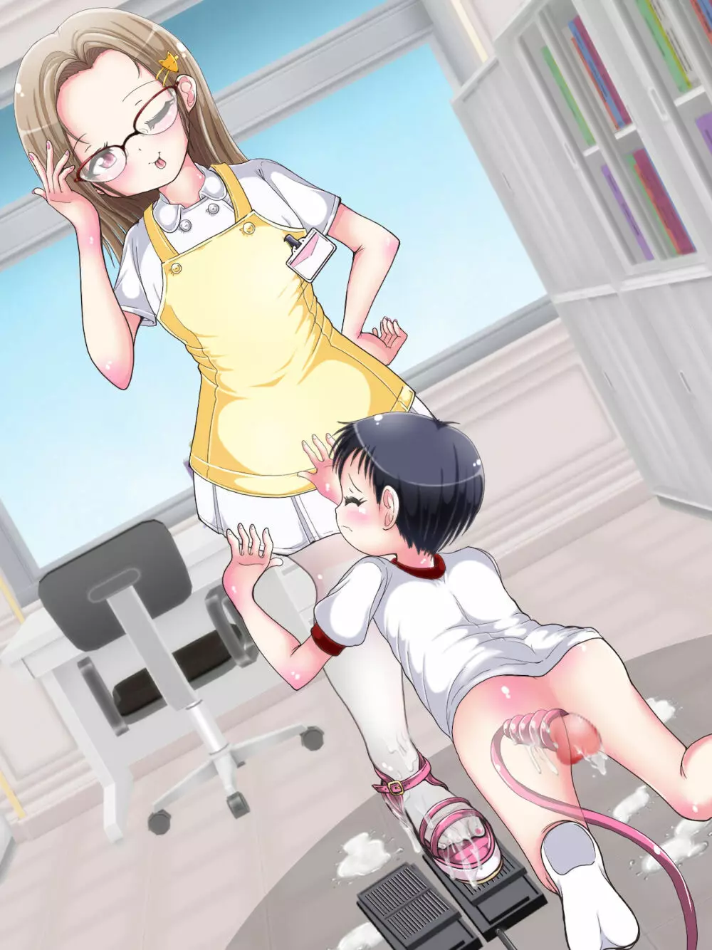 [Oneashi] One-Shota Footjob Lessons: Foot-Stroked by Nurses 97ページ