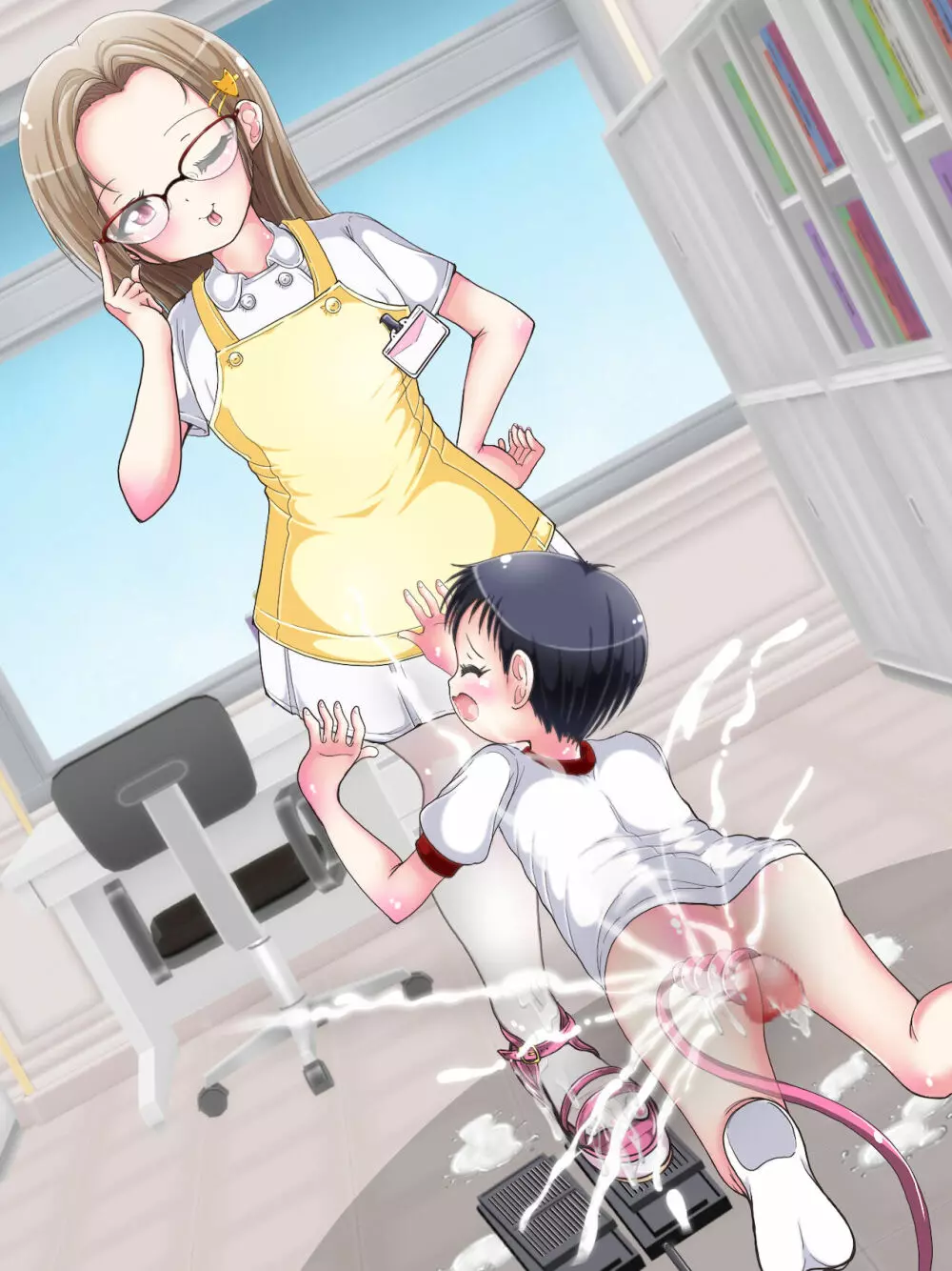 [Oneashi] One-Shota Footjob Lessons: Foot-Stroked by Nurses 98ページ