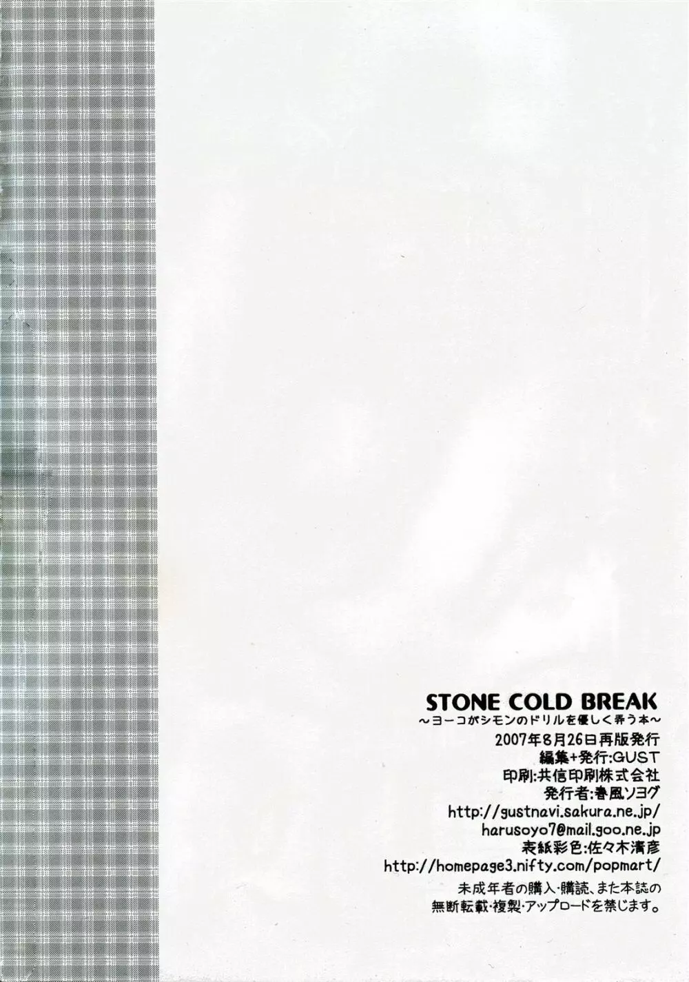 STONE COLD BREAK ～ヨーコがシモンのドリルを優しく弄う本～ 17ページ