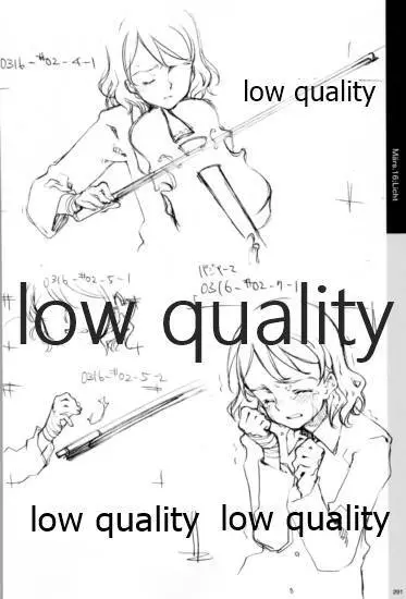 Quartett!全原画集 292ページ