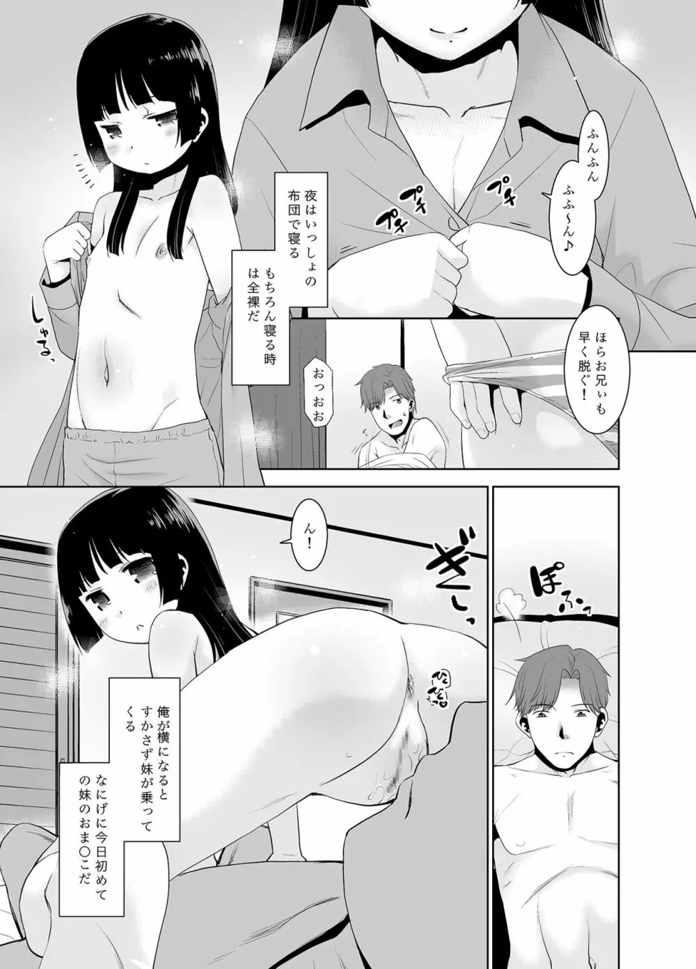 朝起きたら妹がパンツを見せてくれる。 12ページ