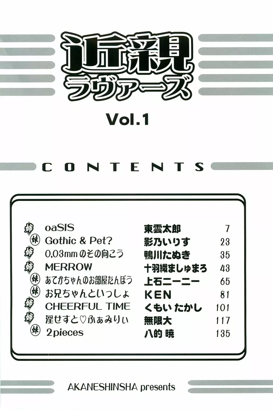 近親ラヴァーズ Vol.1 5ページ