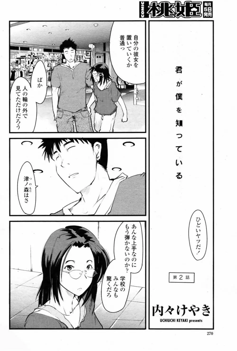 COMIC 桃姫 2007年08月号 272ページ