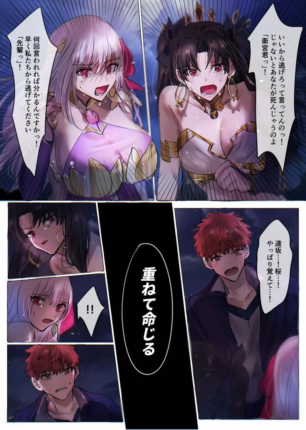 Fate/rewrite ～凛と桜がサーヴァント化洗脳される本～ 12ページ