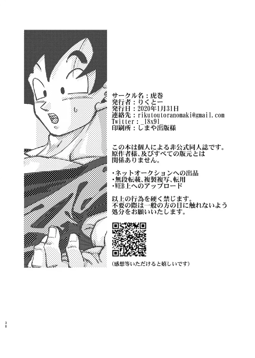 Osamemashou Goku zei – Dragon Ball dj 37ページ
