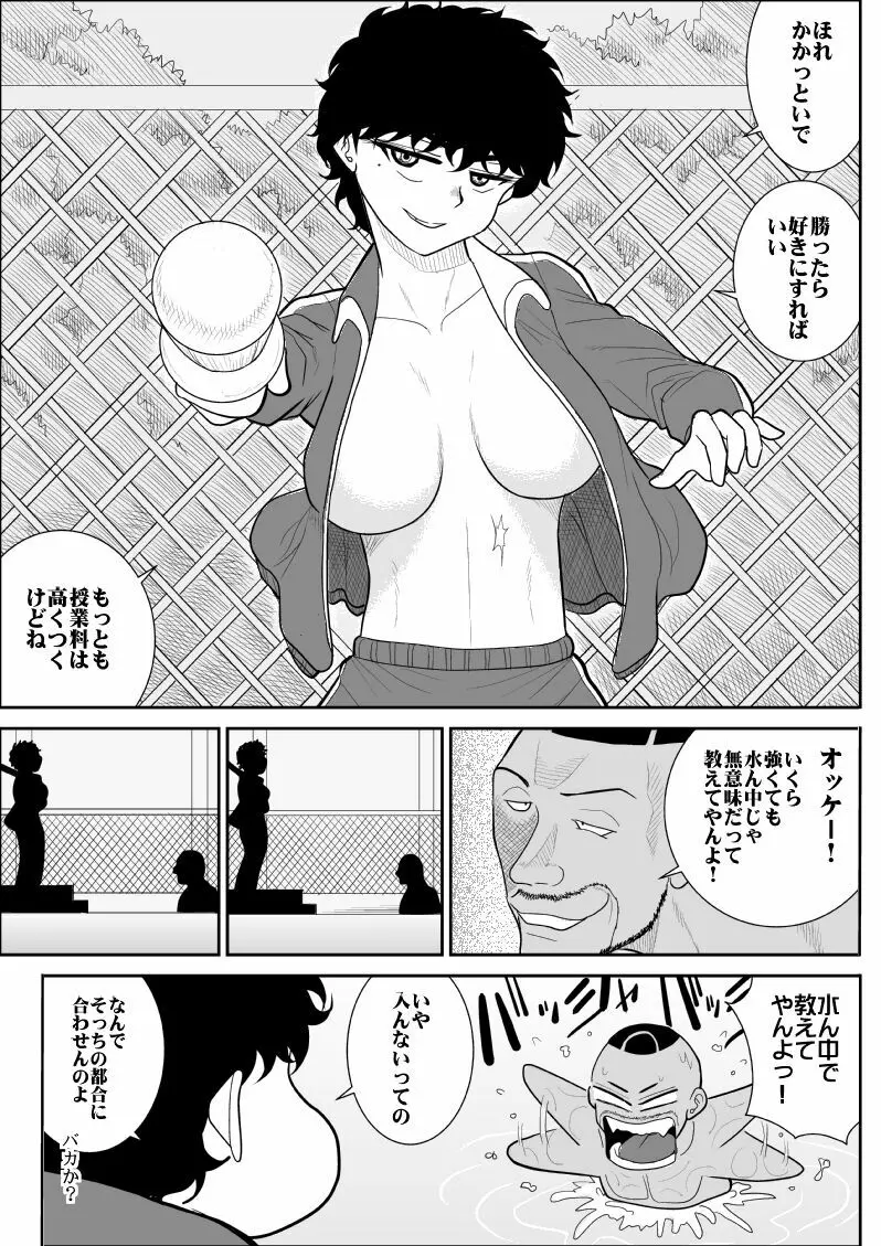 バトルティーチャー龍子 3 8ページ