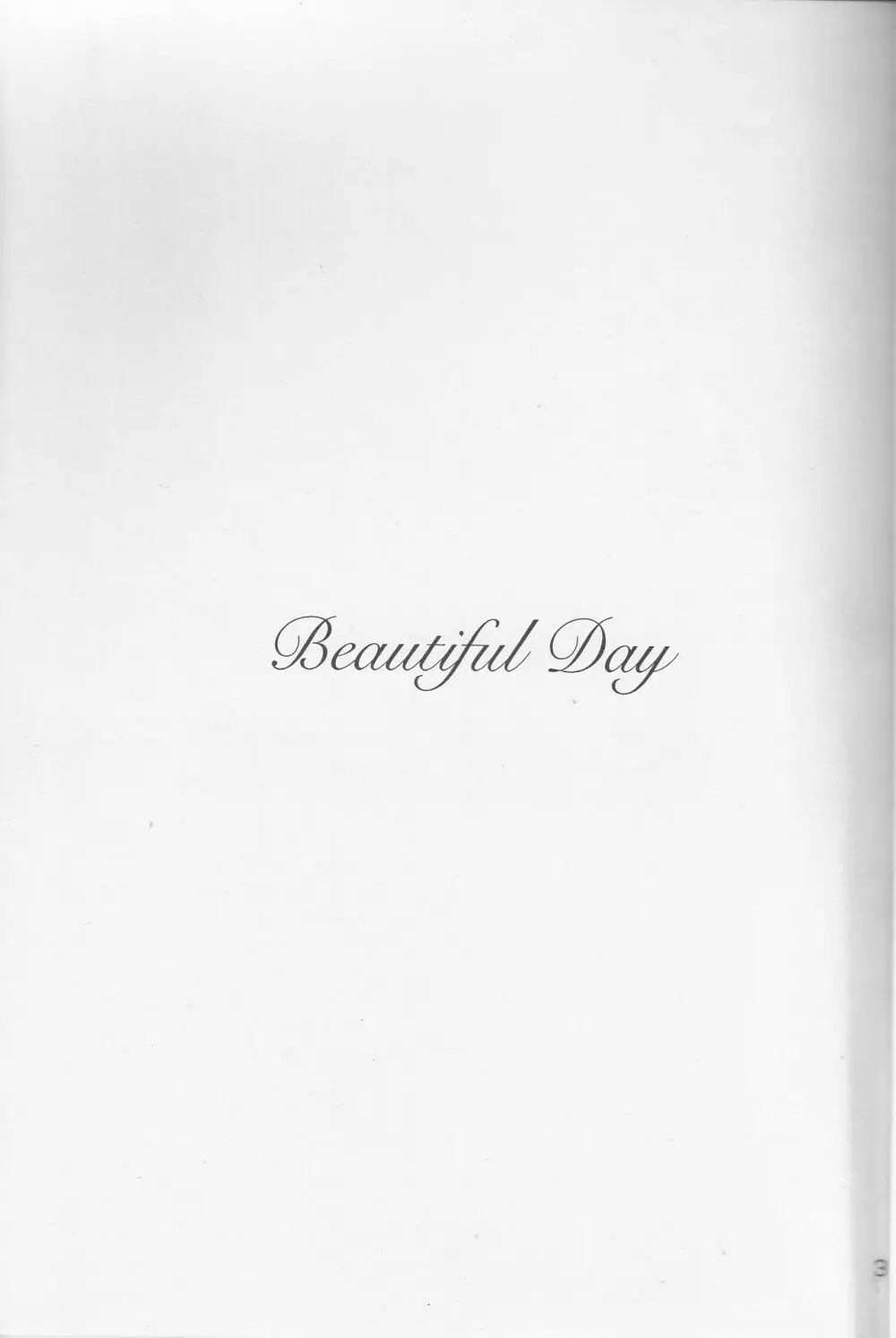 Beautiful Day 2ページ
