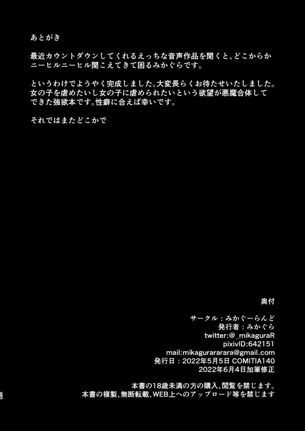 ふたなり陰キャ娘がドS双子姉妹にオモチャにされる話 28ページ