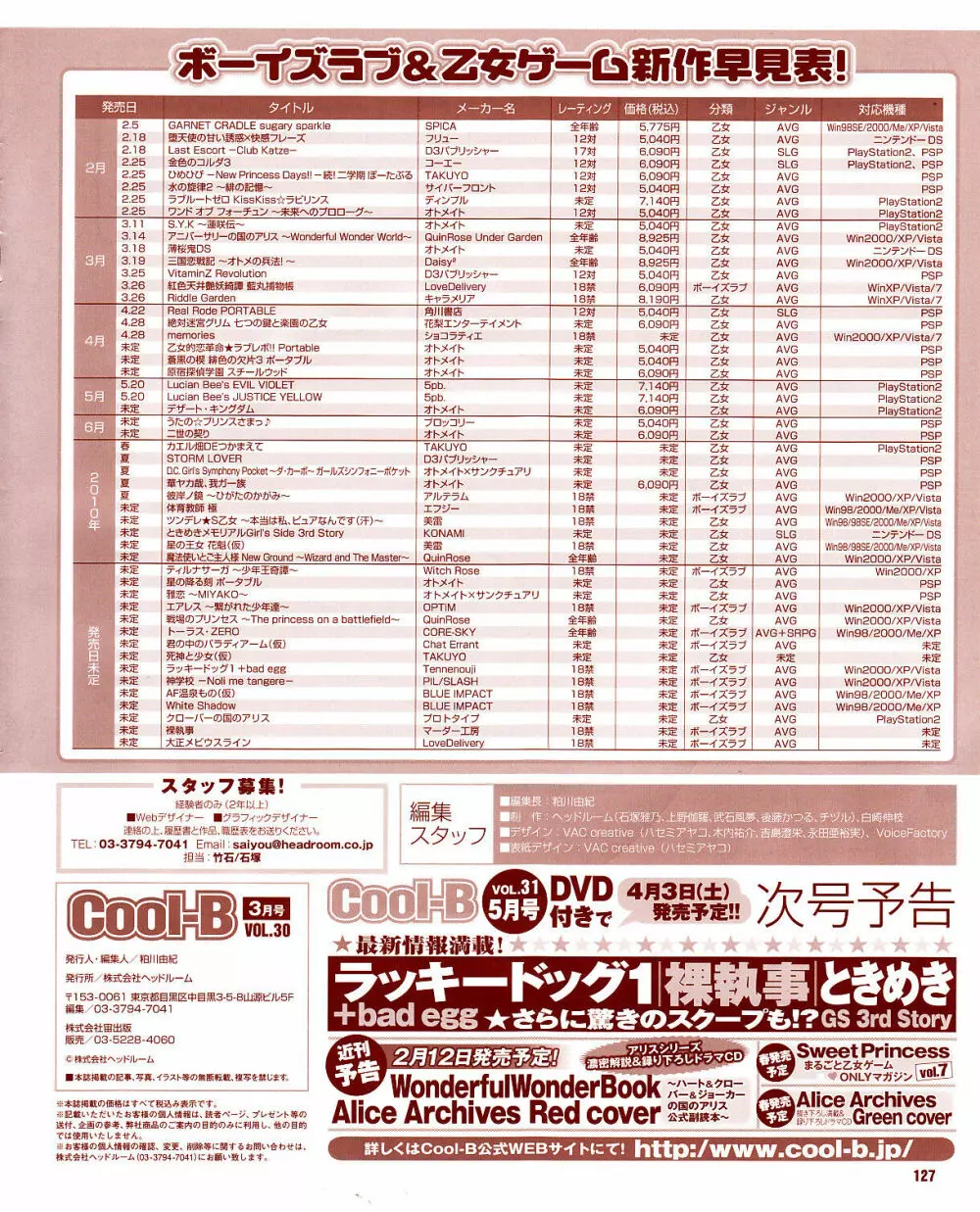 Cool-B Vol.30 2010年03月号 120ページ