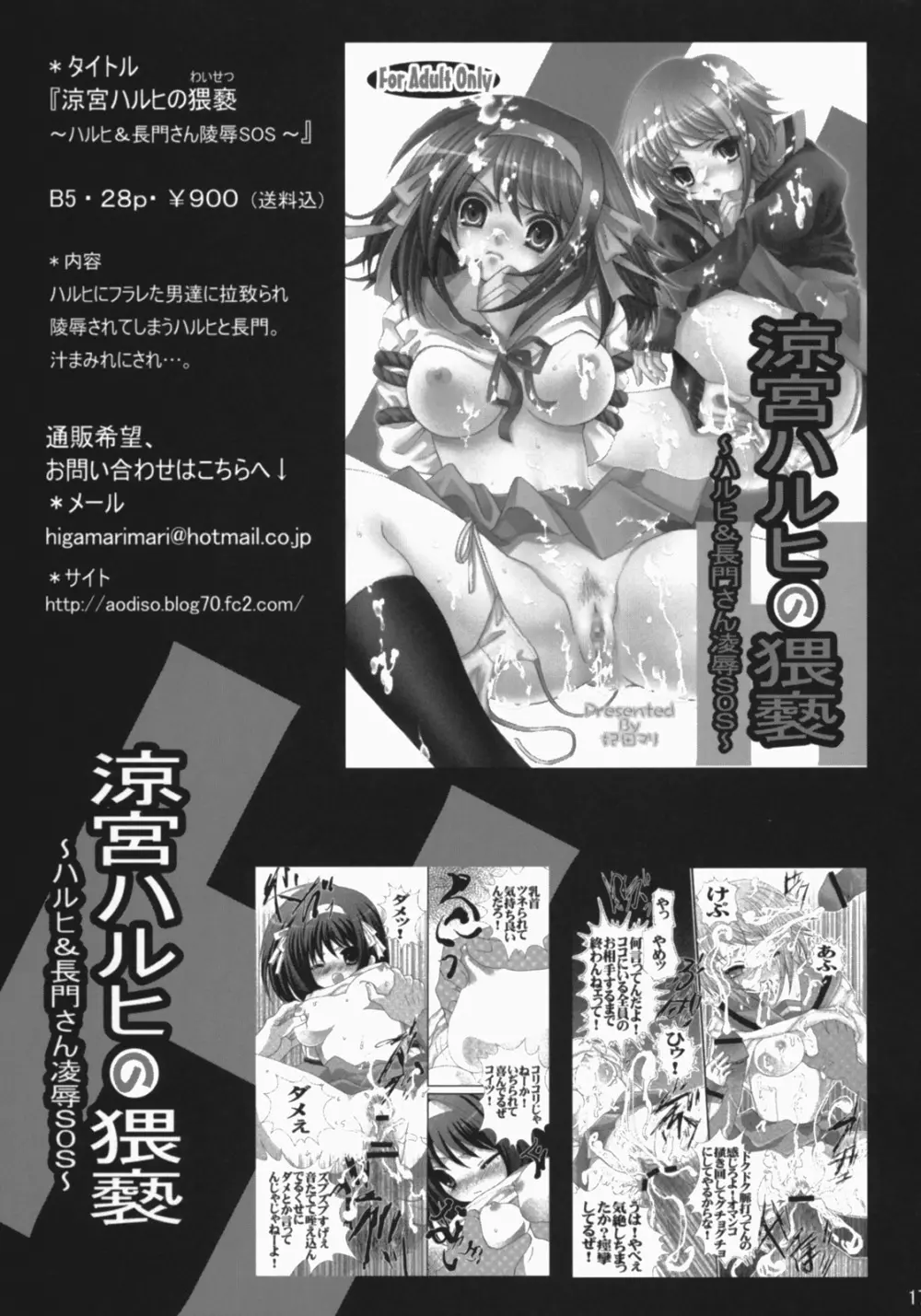 涼宮ハルヒの猥褻2～メイドみくる＆スク水長門調教SOS～ 17ページ