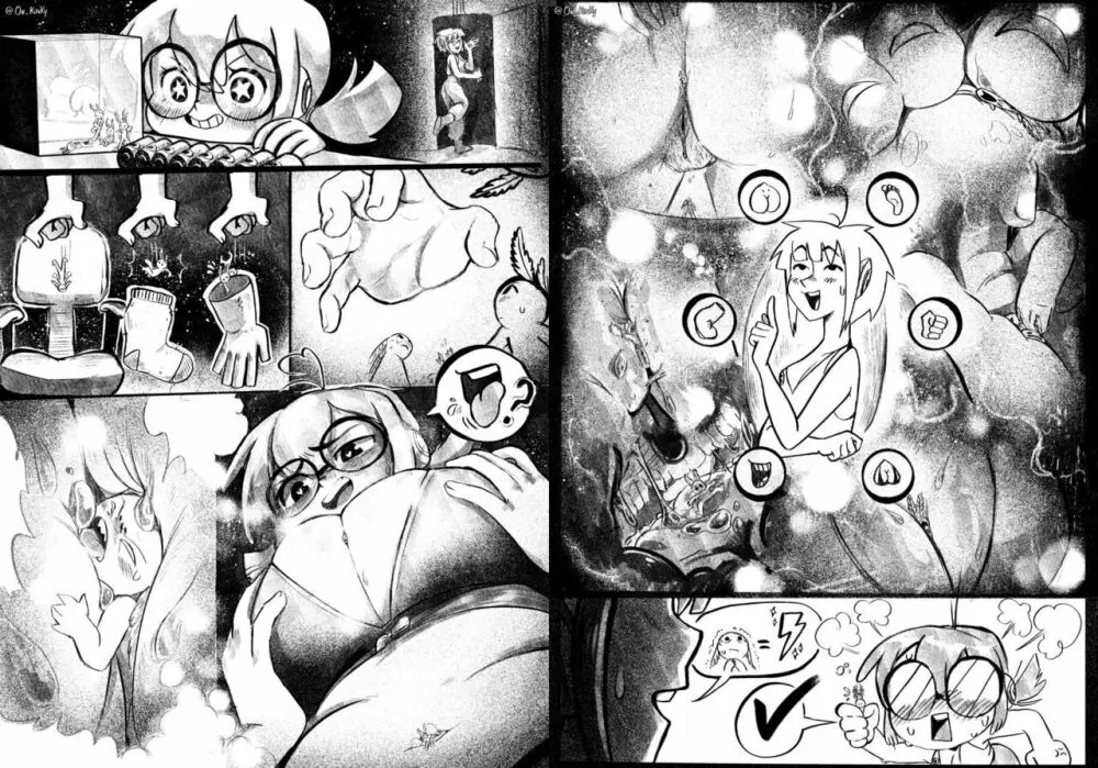 宇宙人・巨女/丸呑み合同誌 2023年版 34ページ