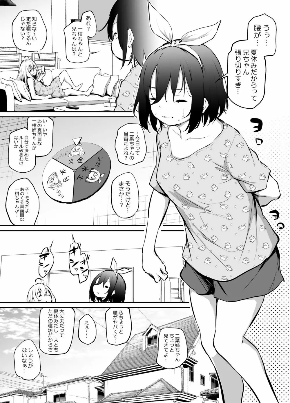 生意気三姉妹 18ページ