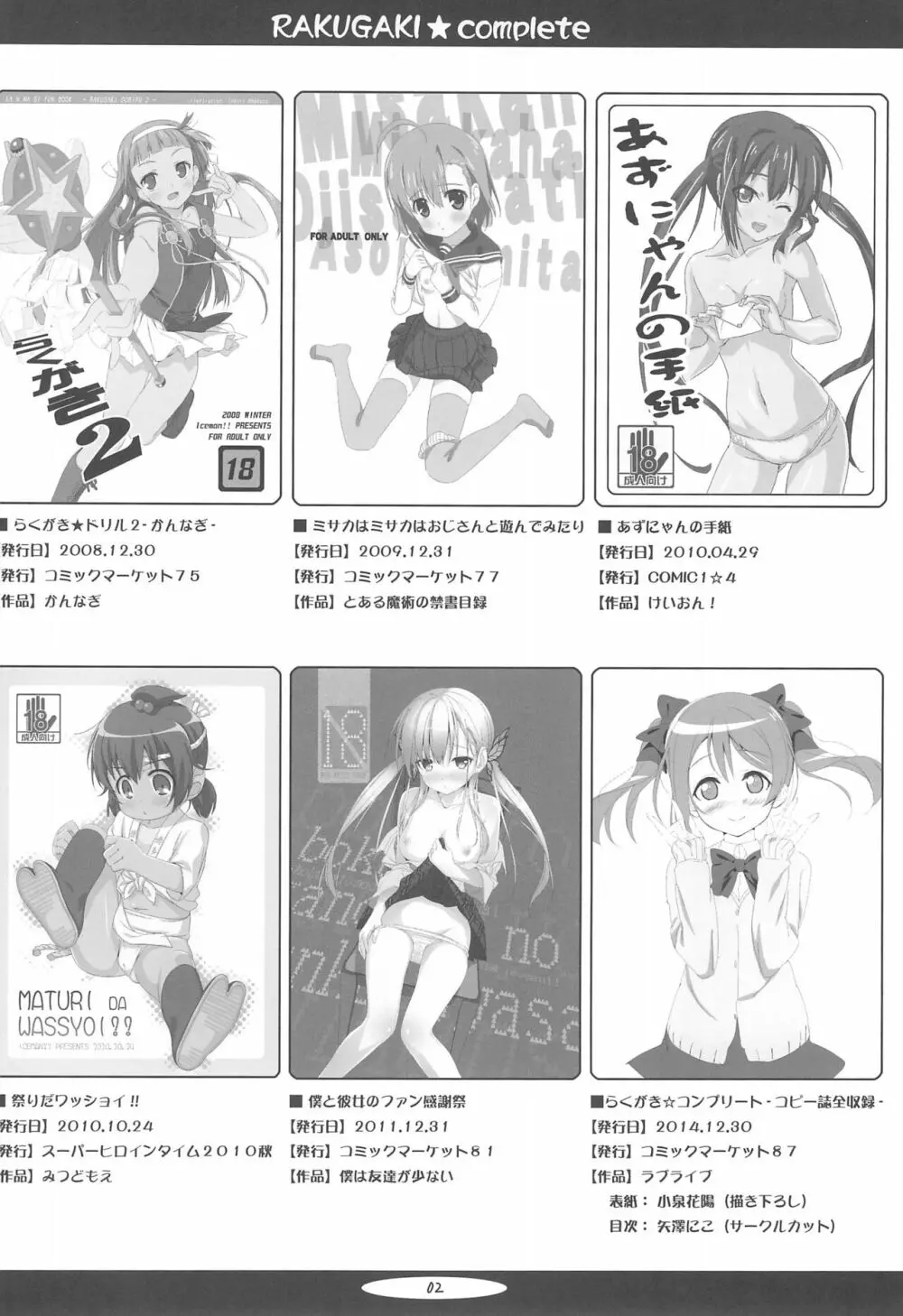 らくがき★コンプリート -コピー誌全収録本- 2ページ