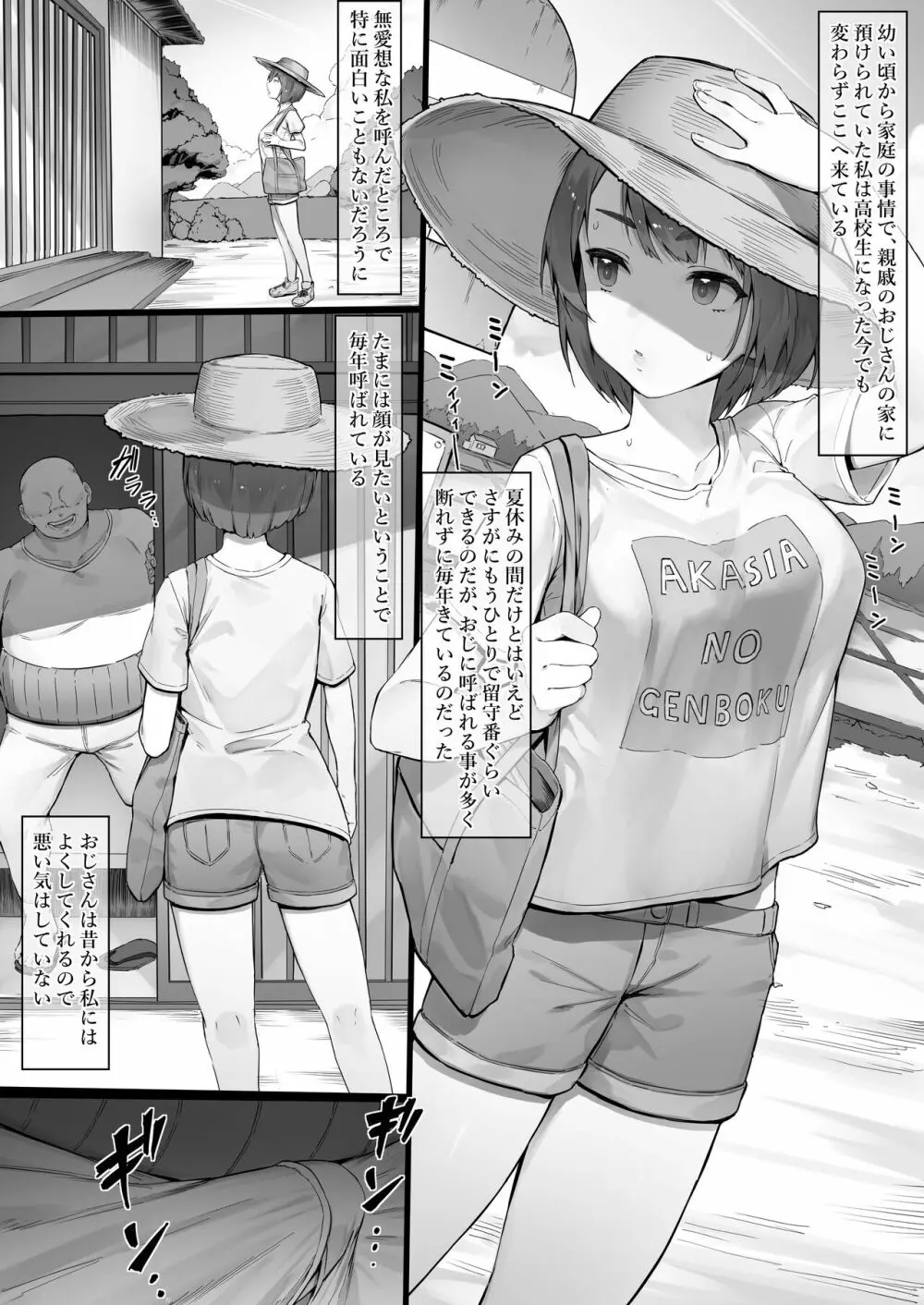 いつも通りの夏休み 1ページ