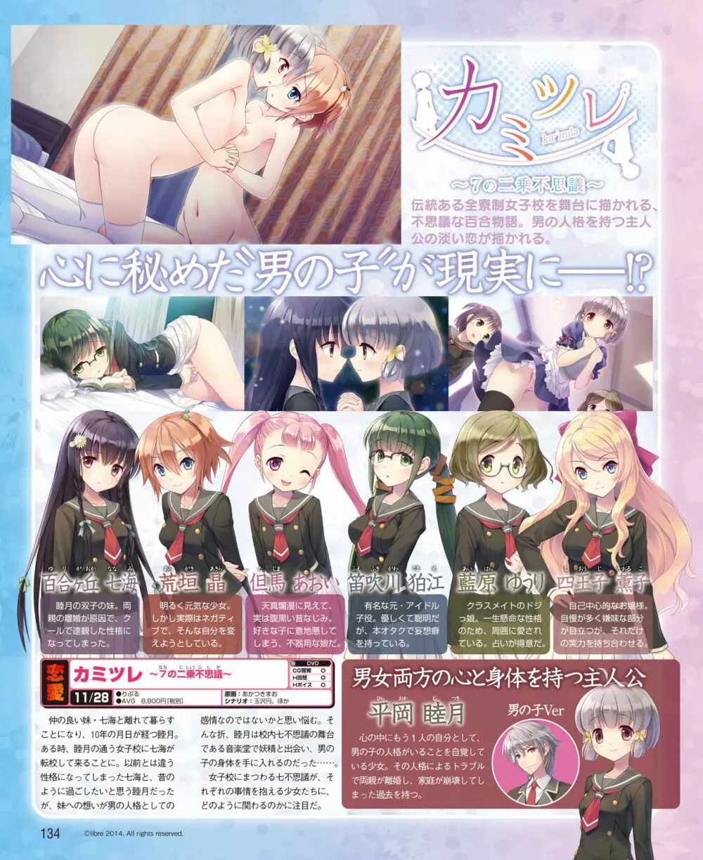 電撃姫 2014年11月号 128ページ